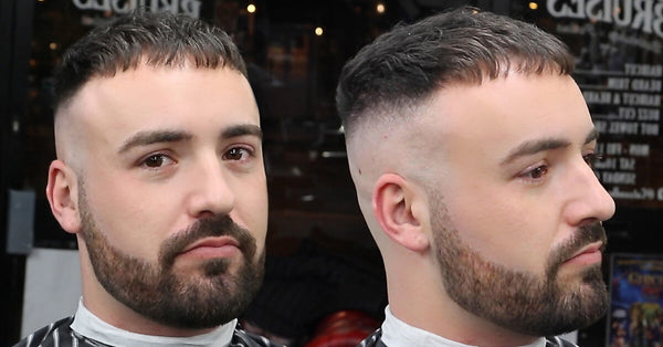 Caesar Cut Crop Haircut With High Skin Fade VIDEO
