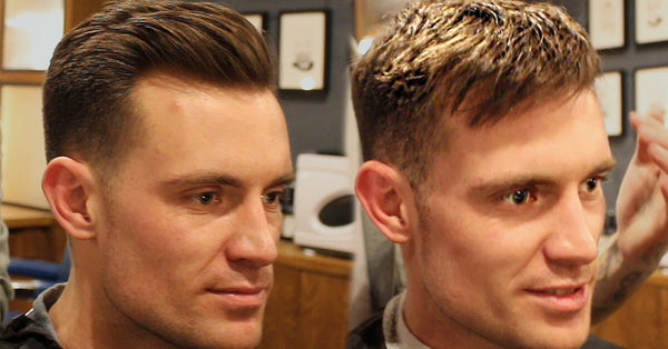 Swept Back 1.5 Fade Haircut That Can Also Be Worn With A Fringe