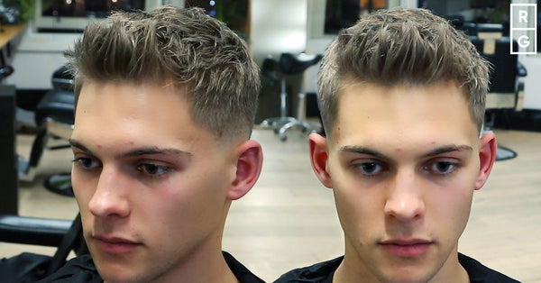 Short Textured Quiff Easy To Style Mens Haircut VIDEO